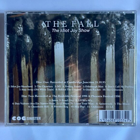 The Fall – The Idiot Joy Show, Double Compact Disc, 2XCD, Cog Sinister, 2019 NEW - Picture 2 of 2